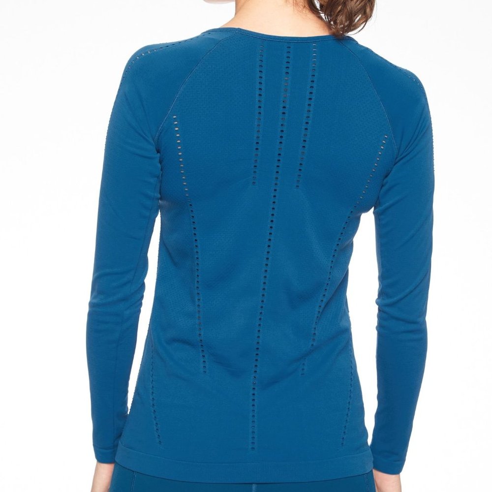 Athleta Foothill Long Sleeve Top - Blue